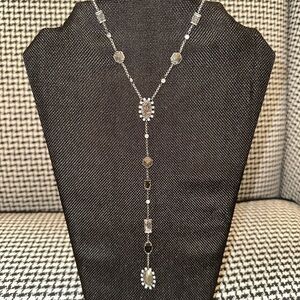 Kendra Scott Lariat Necklace with Crystal Accents